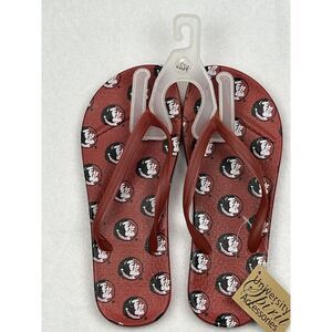 NCAA Florida State Seminoles Flip Flop Sandals Size 3/4‎